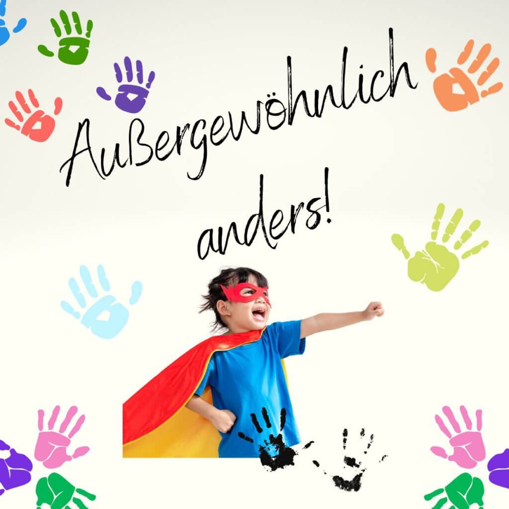 Bild für Autismus-Workshop Außergewöhnlich anders mit Jungen im Superheldenkostüm